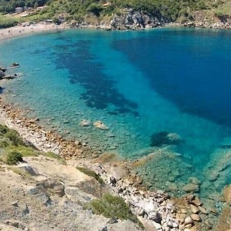 Nisportino, Elba. Bilocale Con Patio Vista Mare. Vila Casale Gastagno Exterior foto