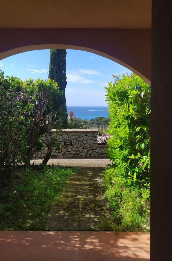 Nisportino, Elba. Bilocale Con Patio Vista Mare. Vila Casale Gastagno Exterior foto